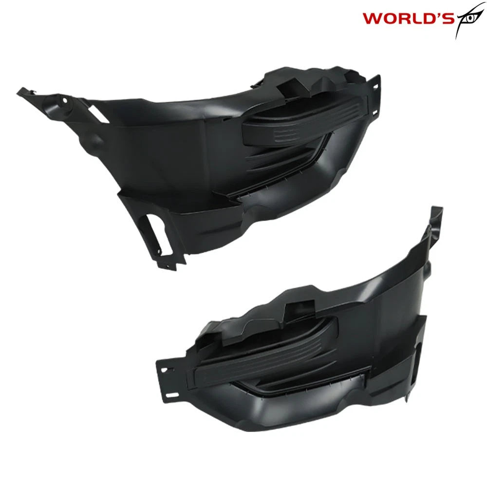 Set of 2 Front Black Fog Light Cover Trims for Ford Explorer (2020–2022)