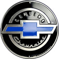 Metal Nostalgia Sign for Chevrolet (12")