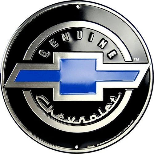Metal Nostalgia Sign for Chevrolet (12")