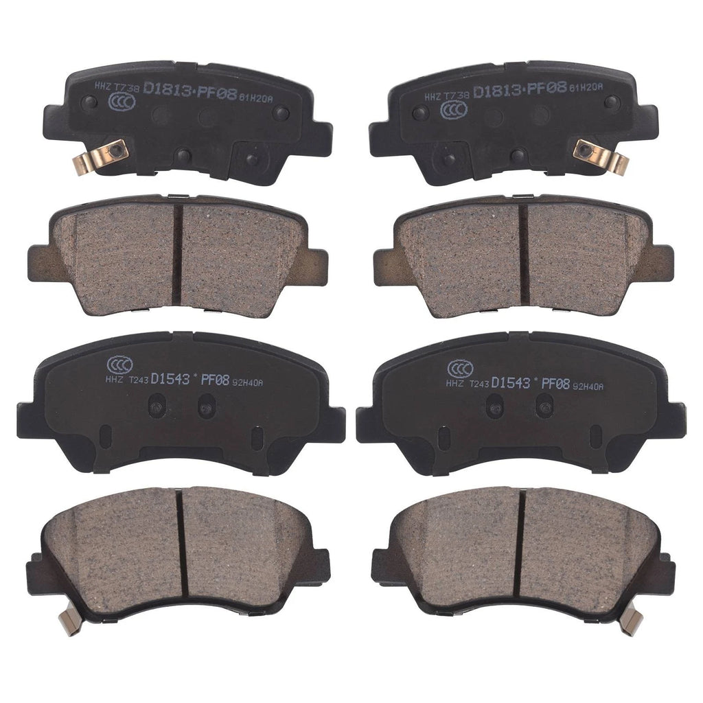 Ceramic Brake Pads for Hyundai Elantra (2011–2016)