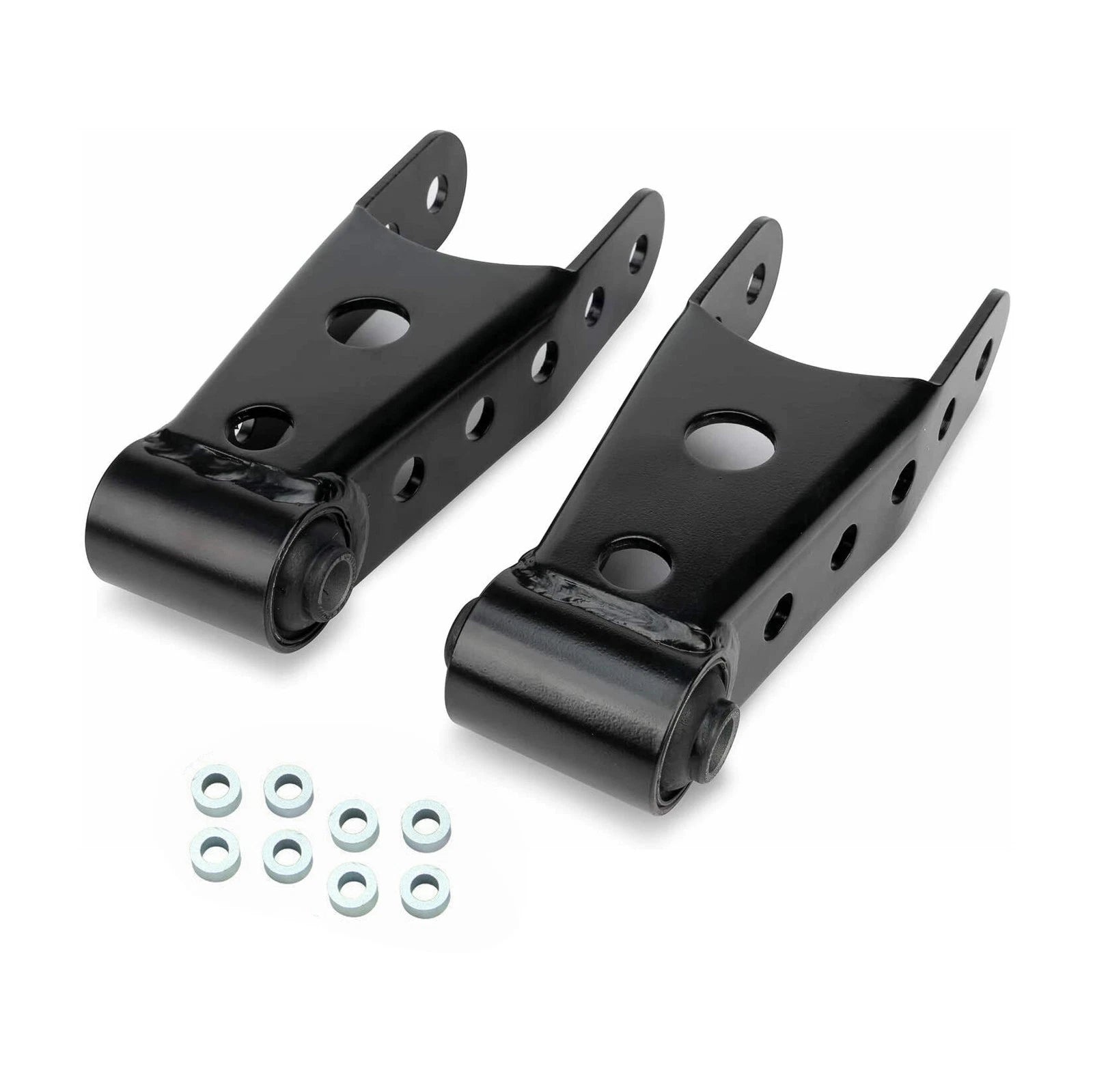2"–3" Rear Lowering Drop Shackle Kit for Chevrolet Silverado 1500 (2007–2018)