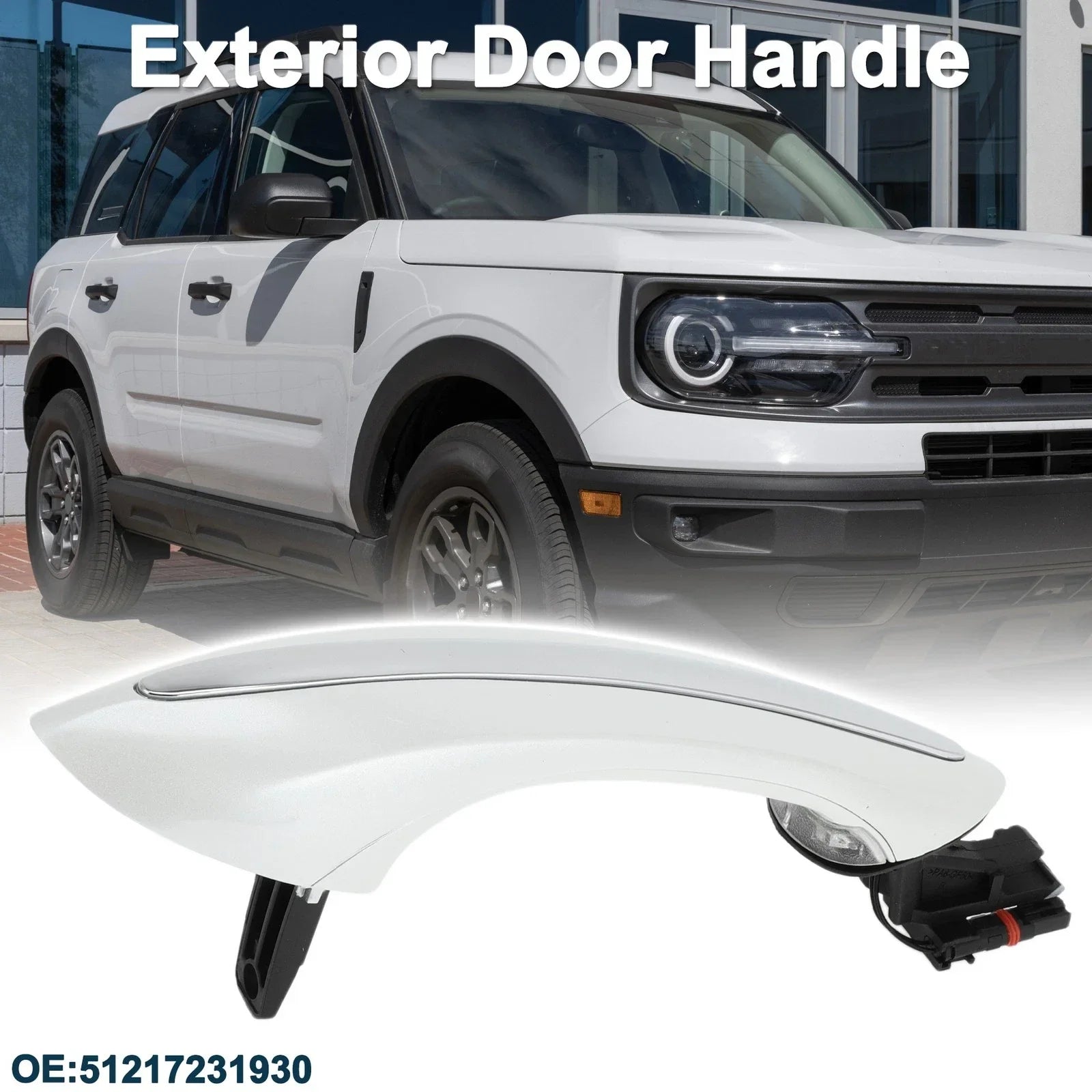 Exterior Door Handle for BMW F07 F10 F11 Front Right Black White
