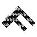 Carbon Black Door Wall Window Badge Emblem Decals for