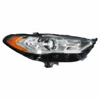 Halogen Headlight Projector for Ford Fusion (2017–2019) Passenger Side Chrome