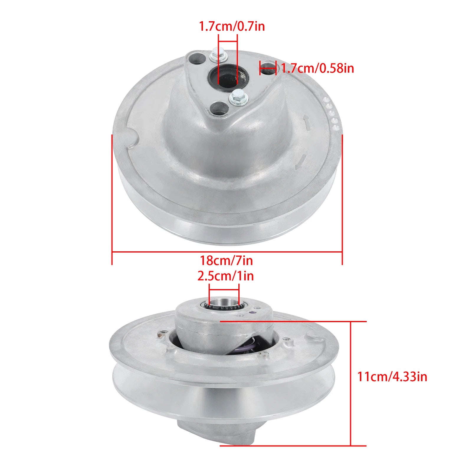 Secondary Clutch Driven Converter for Kawasaki Mule 600 610 (2010-2018)