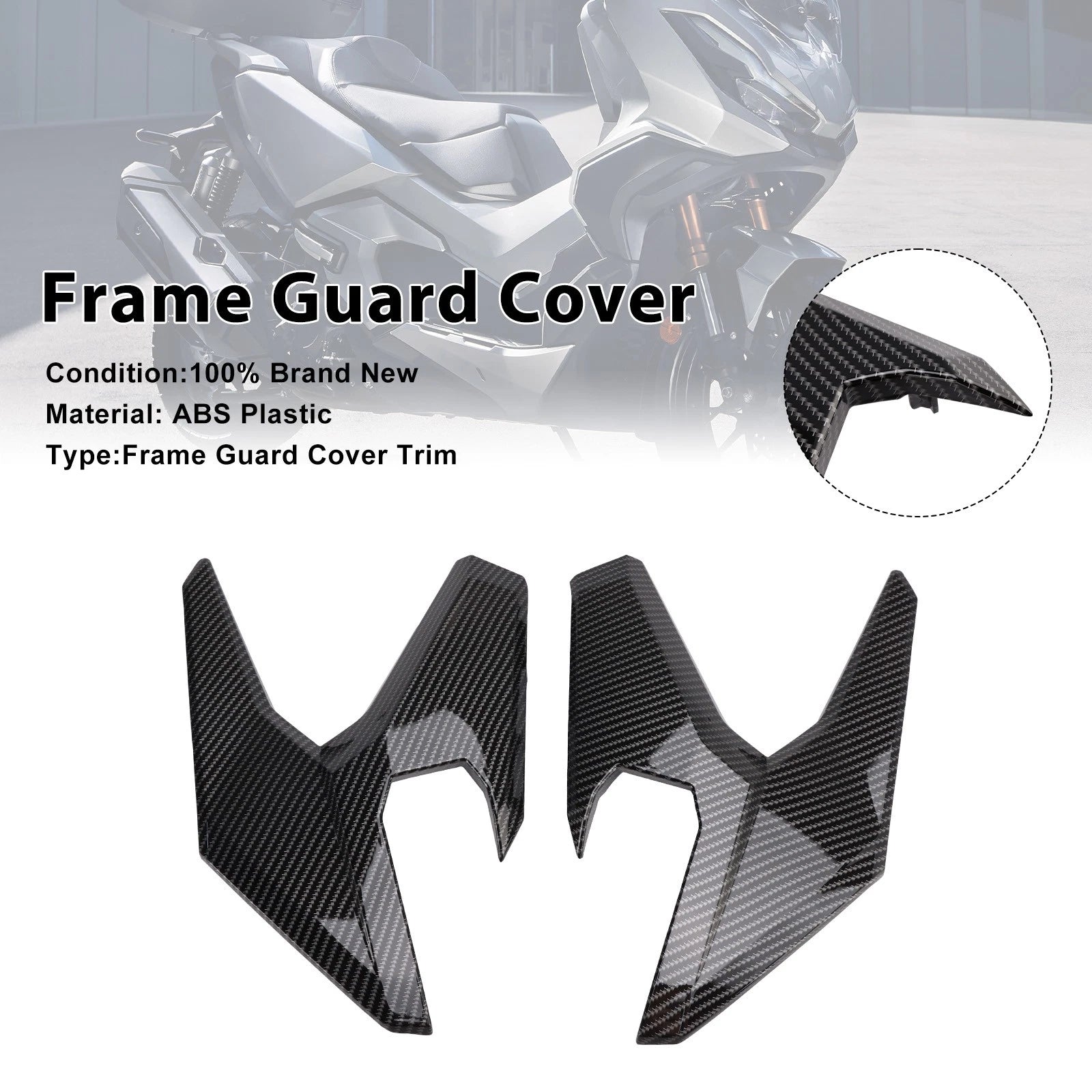 Frame Side Cover Panel Guard for Honda ADV350 (2022–2025) Carbon