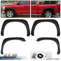 Set of 4 Pocket Rivet Style Fender Flares for Ram 1500/2500/3500