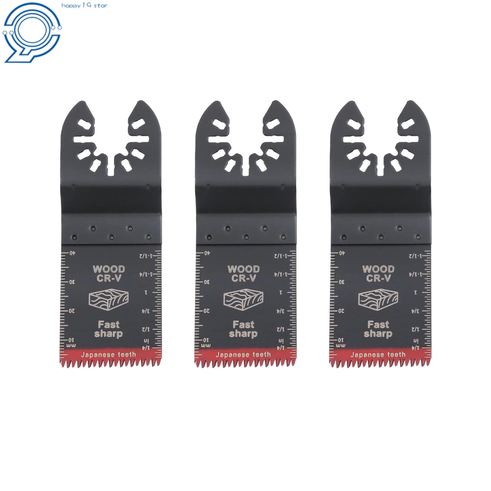 Set of 104 Oscillating Saw Blades for Multitool