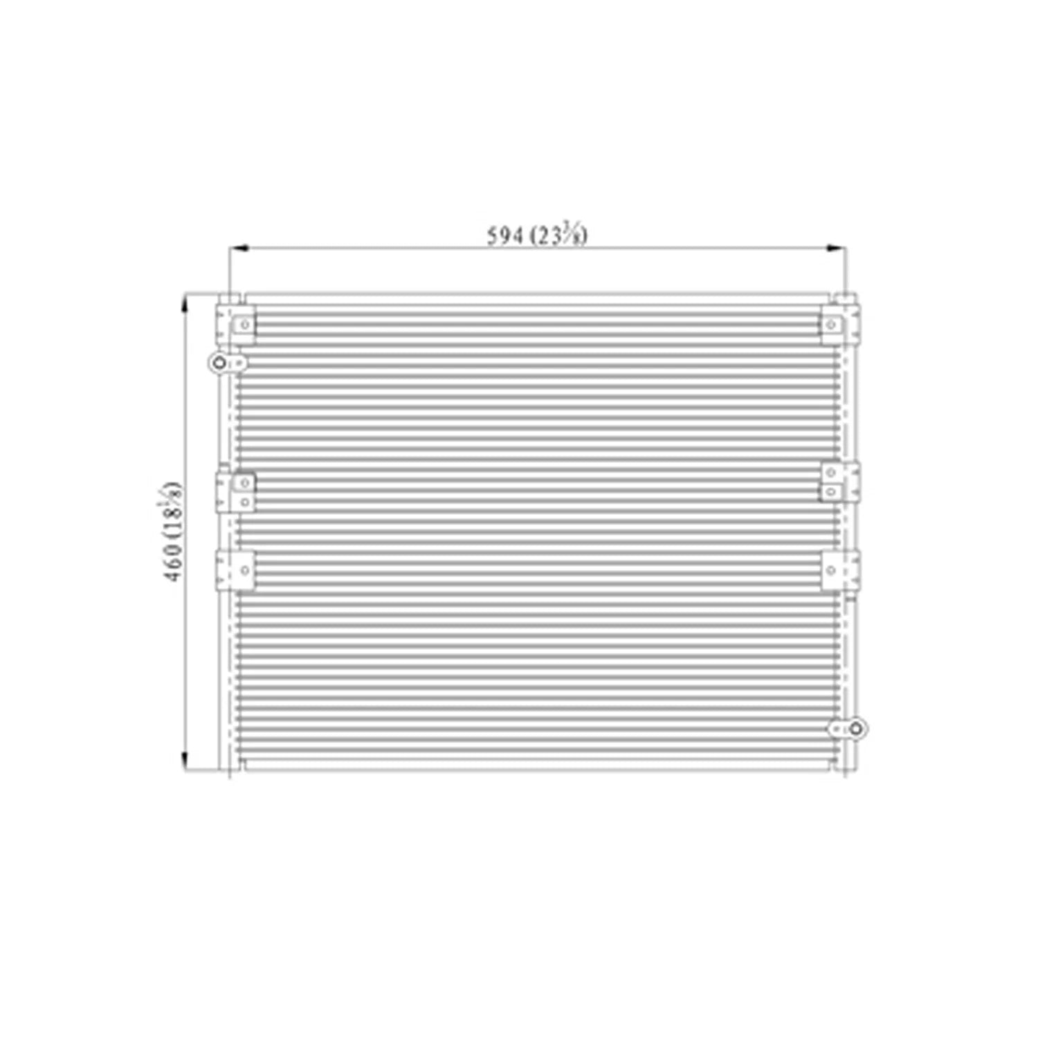 Replacement A/C Condenser Repair Part For 1996-2002 Toyota 4Runner