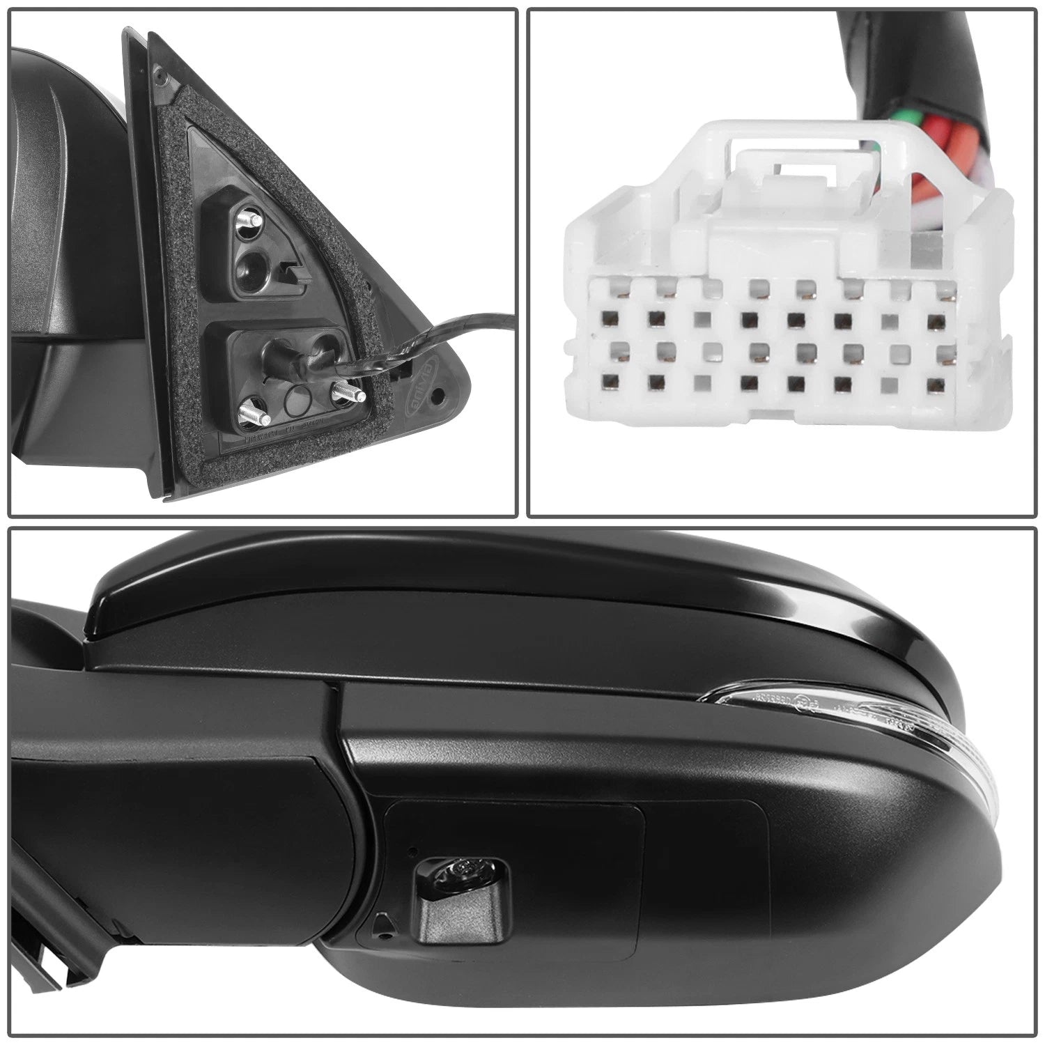 Power Heated Memory Blind Spot Side View Mirror for Toyota Highlander (2018–2019)