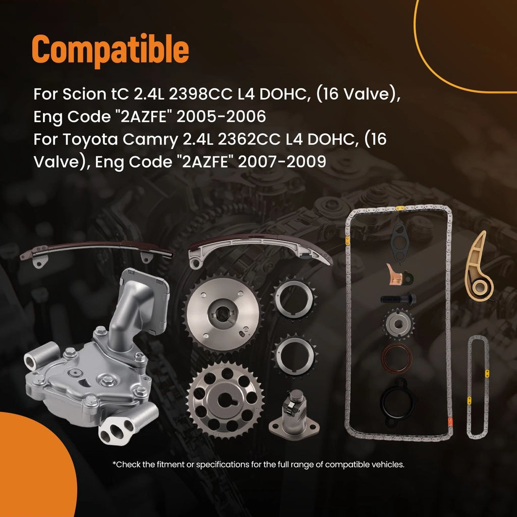 Engine Timing Chain Set for Toyota RAV4 2.0L (2001–2003) 15100-0H060 1AZFE