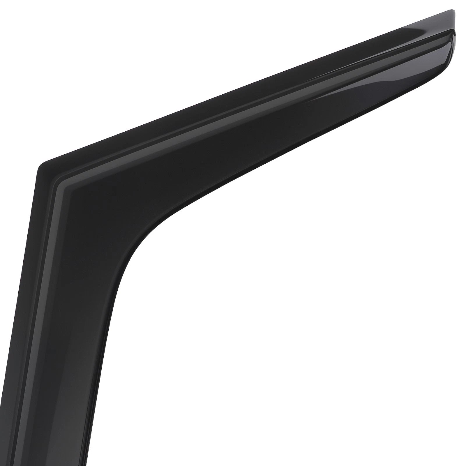 Side Window Rain Deflector Set of 4 for Jeep Wrangler (2007–2017) Black