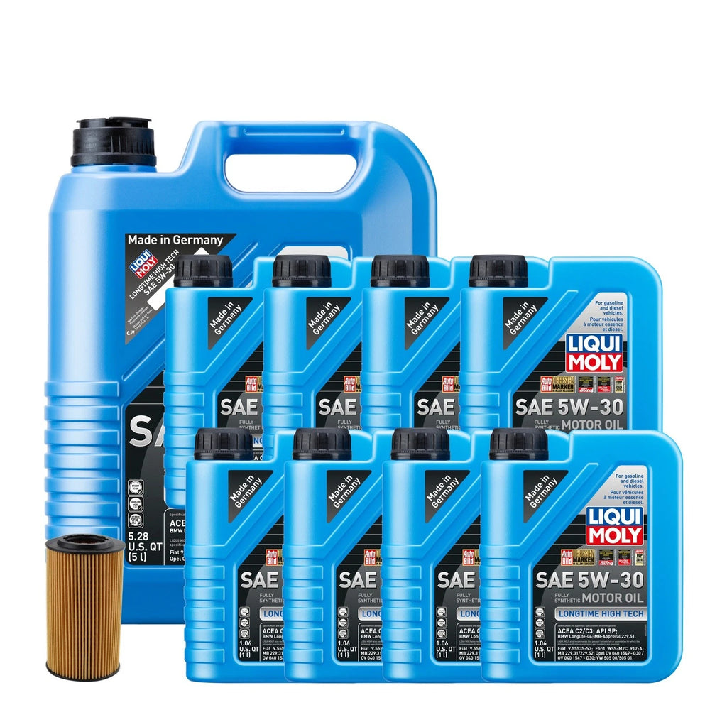 Liqui Moly 5W-30 Oil Change Kit for Mercedes 2.0/2.1L (13L)