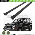 Roof Rack Cross Bar Set for Jeep Liberty KJ (2002–2007) BLK