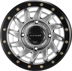 Raceline Squad Beadlock Wheel 15x7 4/156 Hyper Silver for ATV/UTV (2015–2023)