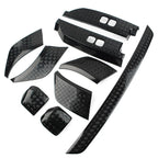 9 Pcs Black Side Moulding Body Kits for Land Rover Defender 90 110 (20-23)