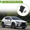 Gear Shift Knob Cover for Lexus ES300h 2018-2023 - Pebbled Black Faux Leather
