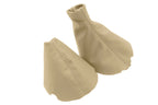Leather Synthetic Automatic & E Brake Boot for BMW X5 (2000–2006) Beige