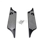 Black Billet Saddlebag Latch Cover for Harley Touring (1993–2004, 2013)