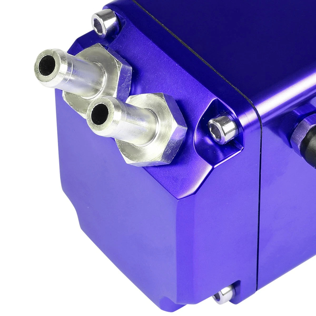Billet Aluminum Oil Catch Reservoir Tank for Racing Vehicles (Universal)