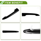 Rear Trunk Tailgate Handle Cover for BMW Mini Cooper F54 Clubman Black (2014-)