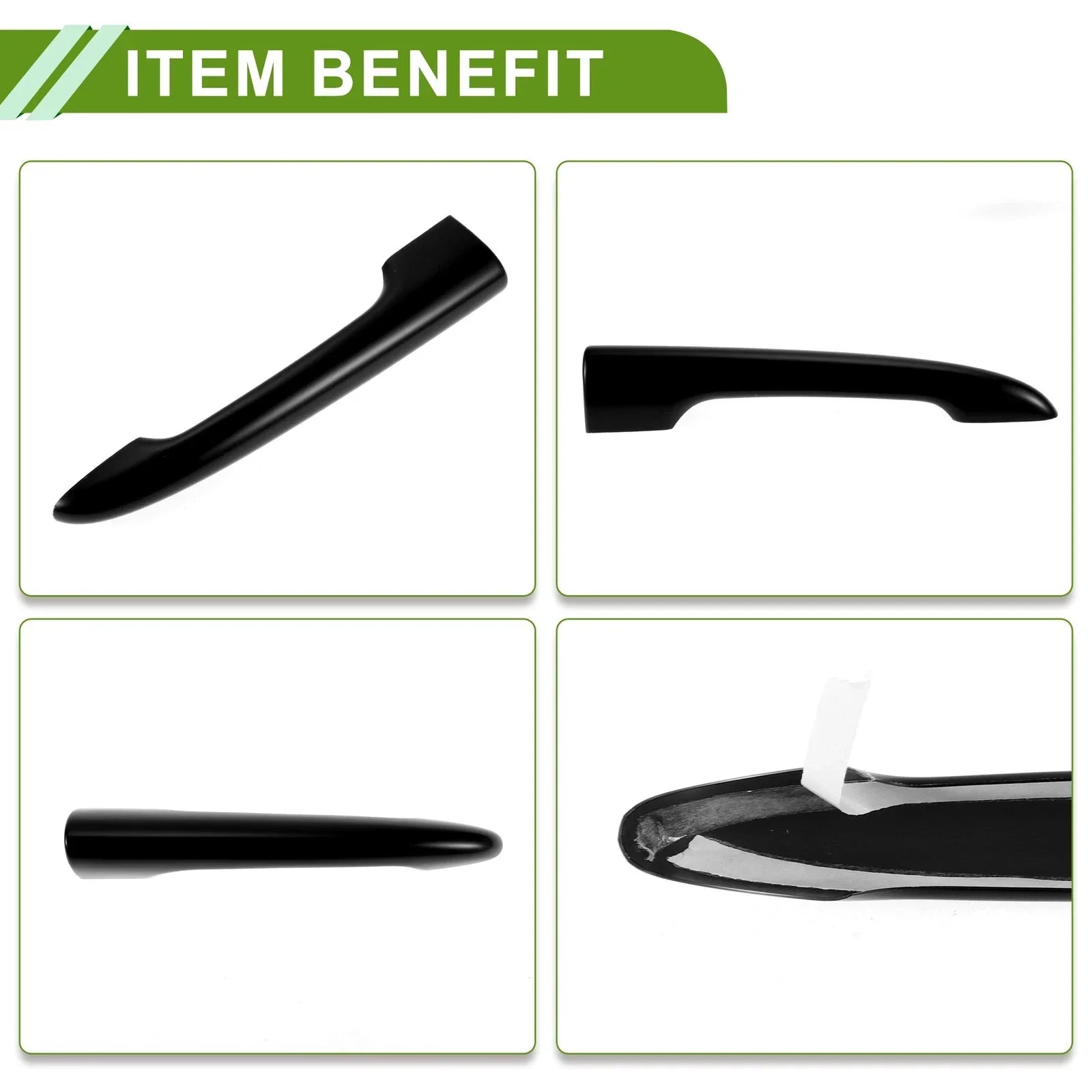 Rear Trunk Tailgate Handle Cover for BMW Mini Cooper F54 Clubman Black (2014-)