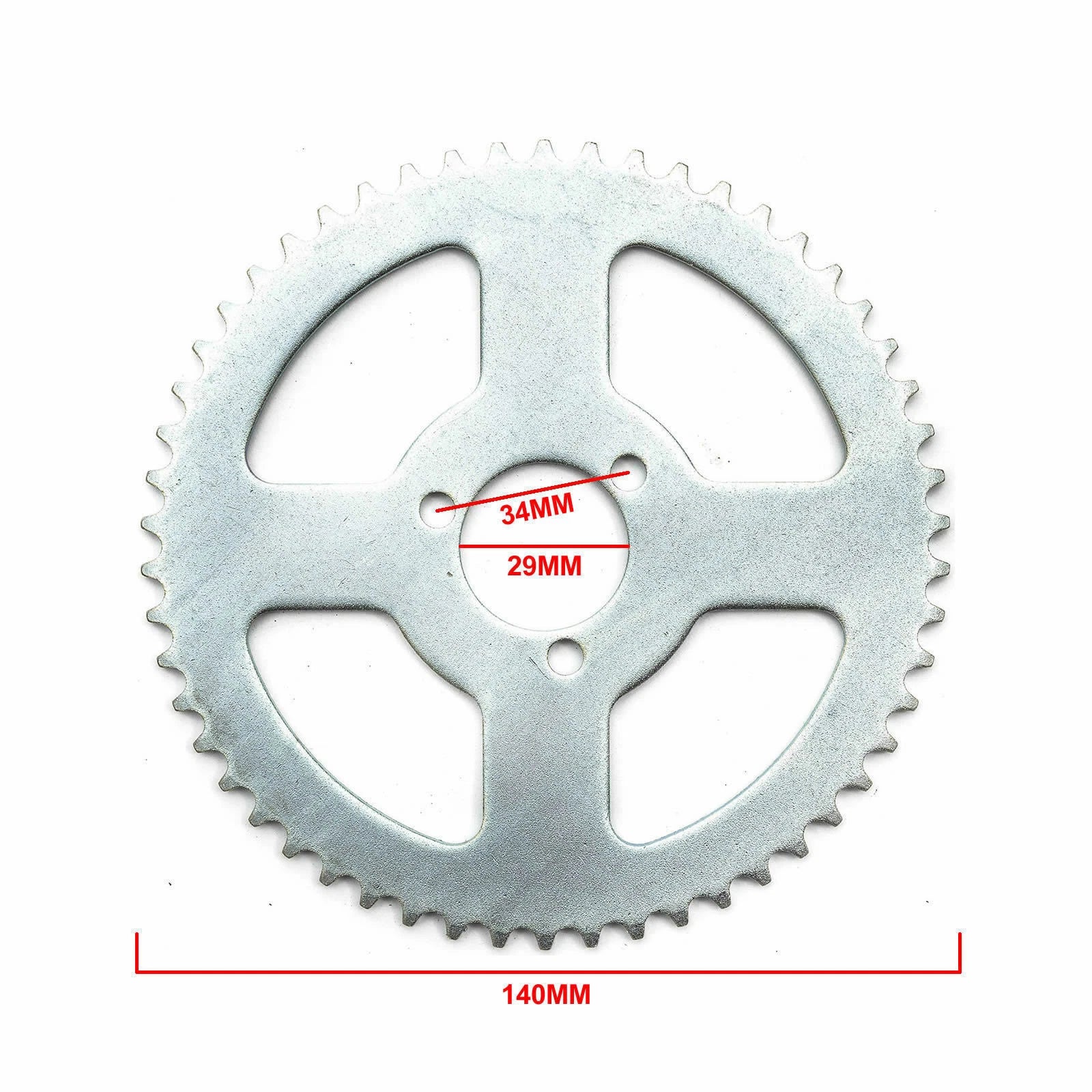 T8F Chain 54T Rear Sprocket for 49cc Mini Pit Pocket Rocket ATV (2000–2023)
