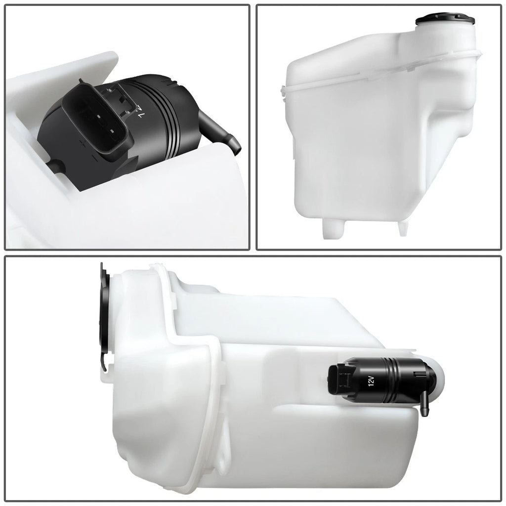 Windshield Washer Reservoir Tank Bottle w/ Cap & Pump for Toyota Corolla (1998–2002)