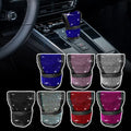 Bling Rhinestone Leather Auto Gear Shift Knob Protective Cover Universal (2022–2025)