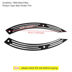 Rear Fender Cover Trim Plate for Honda Rebel CMX500 CMX300 (2017–2020) Black