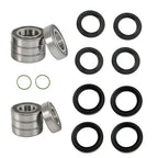 Front and Rear Wheel Bearings Seals Kit for Yamaha Rhino 450 660 700 (2012)
