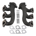 Set of 2 Cast Iron Exhaust Manifolds for Ford E-250 Econoline (1999–2002)