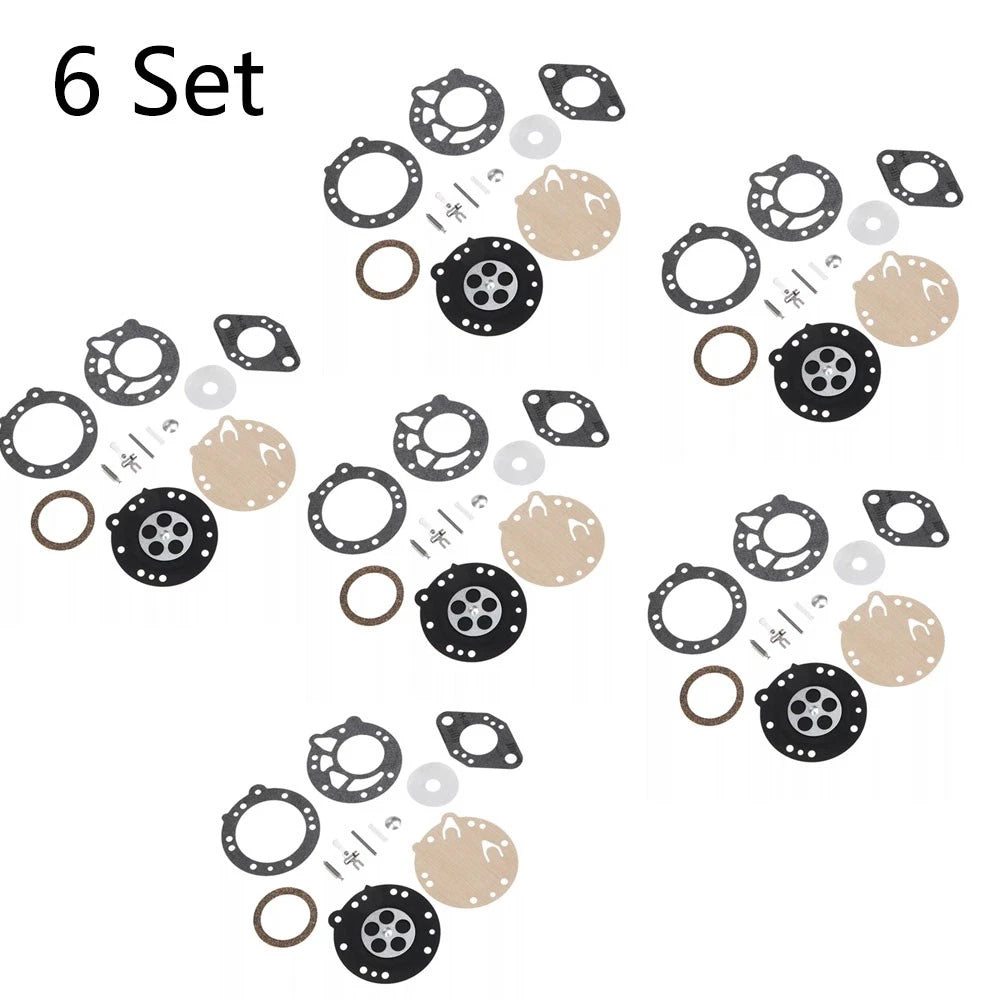 Set of 6 Carburetor Repair Kits for Zama RB-42 Stihl TS350 TS360