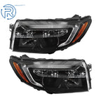 Set of 2 Black Headlights w/LED DRL for Honda Passport/Ridgeline (2022–2025)