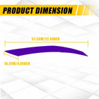 Purple Headlight DRL Tint Overlay for Lexus IS (2021–2025)
