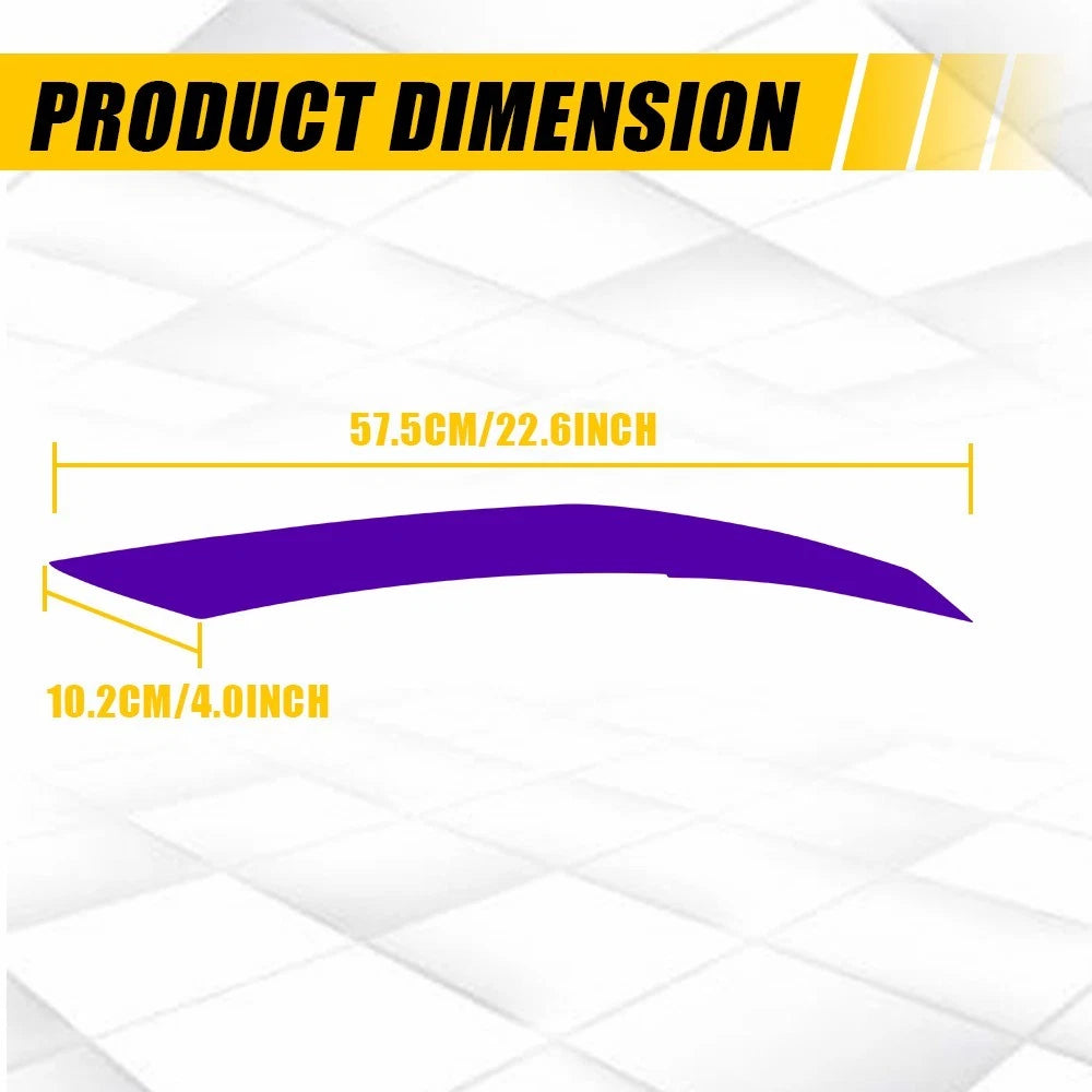 Purple Headlight DRL Tint Overlay for Lexus IS (2021–2025)