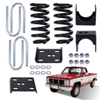 3" Front & 5" Rear Drop Lowering Kit for Chevrolet C10 GMC C15 (1973-1987)