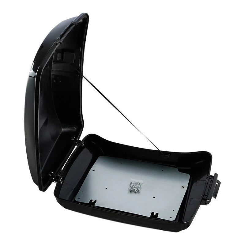 Black Razor Trunk Base Plate for Harley Touring Electra Glide (2014–2026)