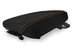 Console Lid Armrest Cover for Hyundai Kona (2018–2020) Orange Stitch