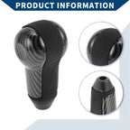 Automatic Gear Shifter Knob for Nissan X-Trail (2007–2013) Faux Leather Black