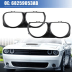 1 Pair Headlight Lamp Bezel Trim 68259053AB for Dodge Challenger (2015–2023)