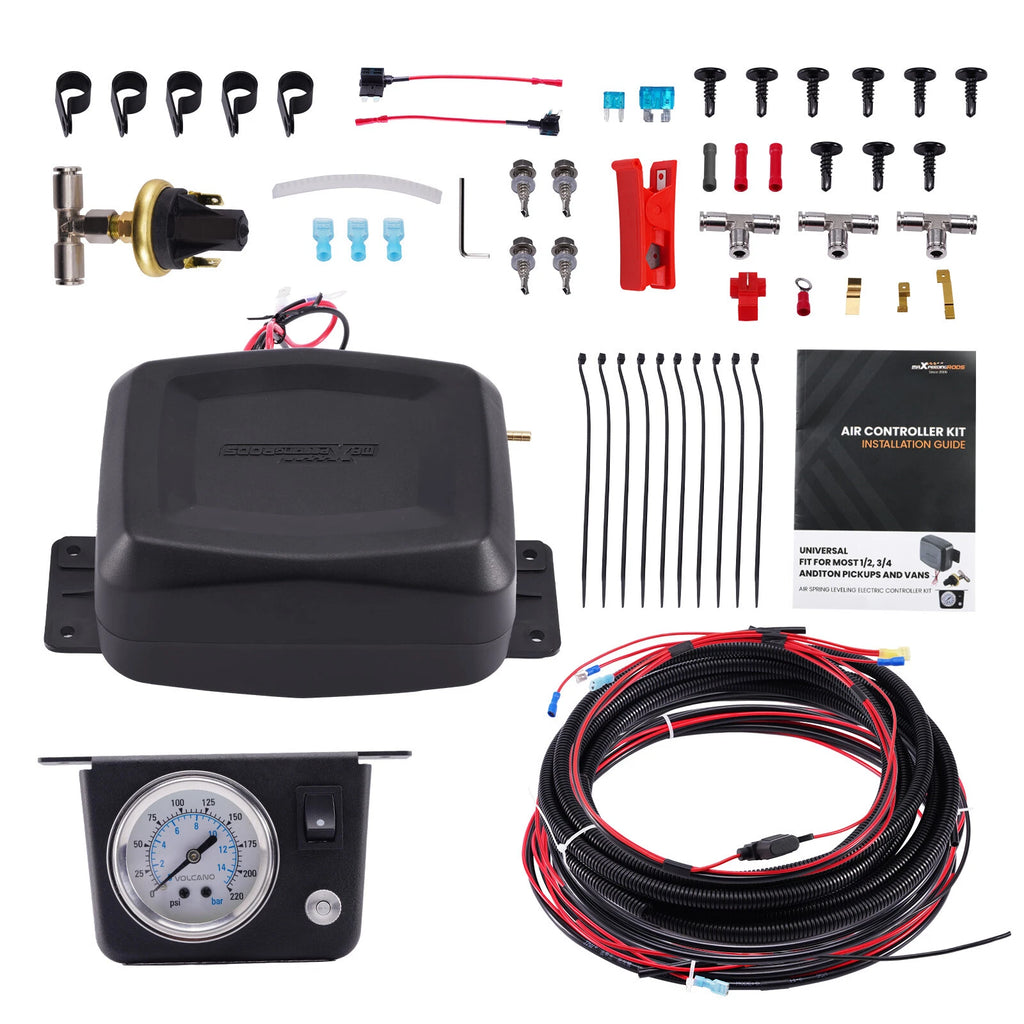 Maxpeedingrods Onboard Compressor Air controller for Air spring bag Kit