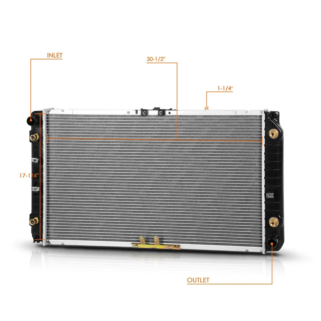 Aluminum Radiator DPI-1517 for Buick Roadmaster/Chevy Fleetwood Impala (1994–1996)