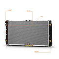 Aluminum Radiator DPI-1517 for Buick Roadmaster/Chevy Fleetwood Impala (1994–1996)