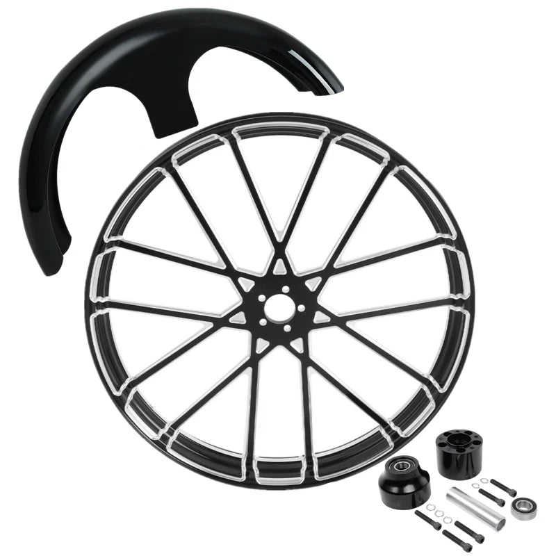 30" Front Wheel Rim Single Disc Hub for Harley Electra Glide (2008–2023)