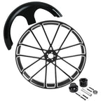 30" Front Wheel Rim Single Disc Hub for Harley Electra Glide (2008–2023)
