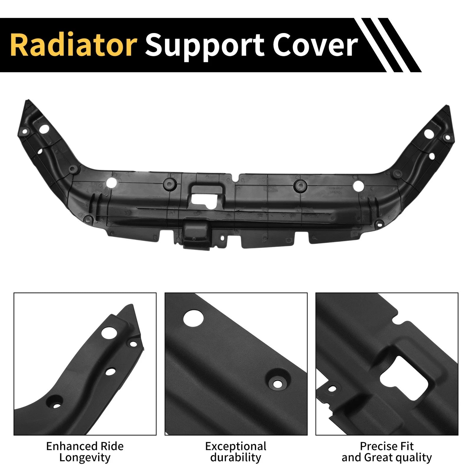 Radiator Support Cover for Toyota RAV4 2006–2012 No. 532890R010