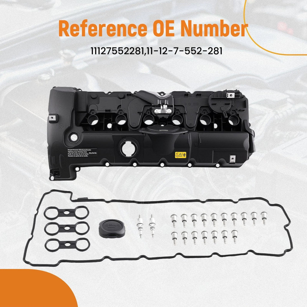 Engine Valve Cover Set for BMW X3 xDrive28i (2011–2012) 11-12-7-552-281