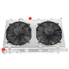 2Row Aluminum Racing Radiator with Fan Shroud for Subaru Impreza WRX STI (2002–2007)