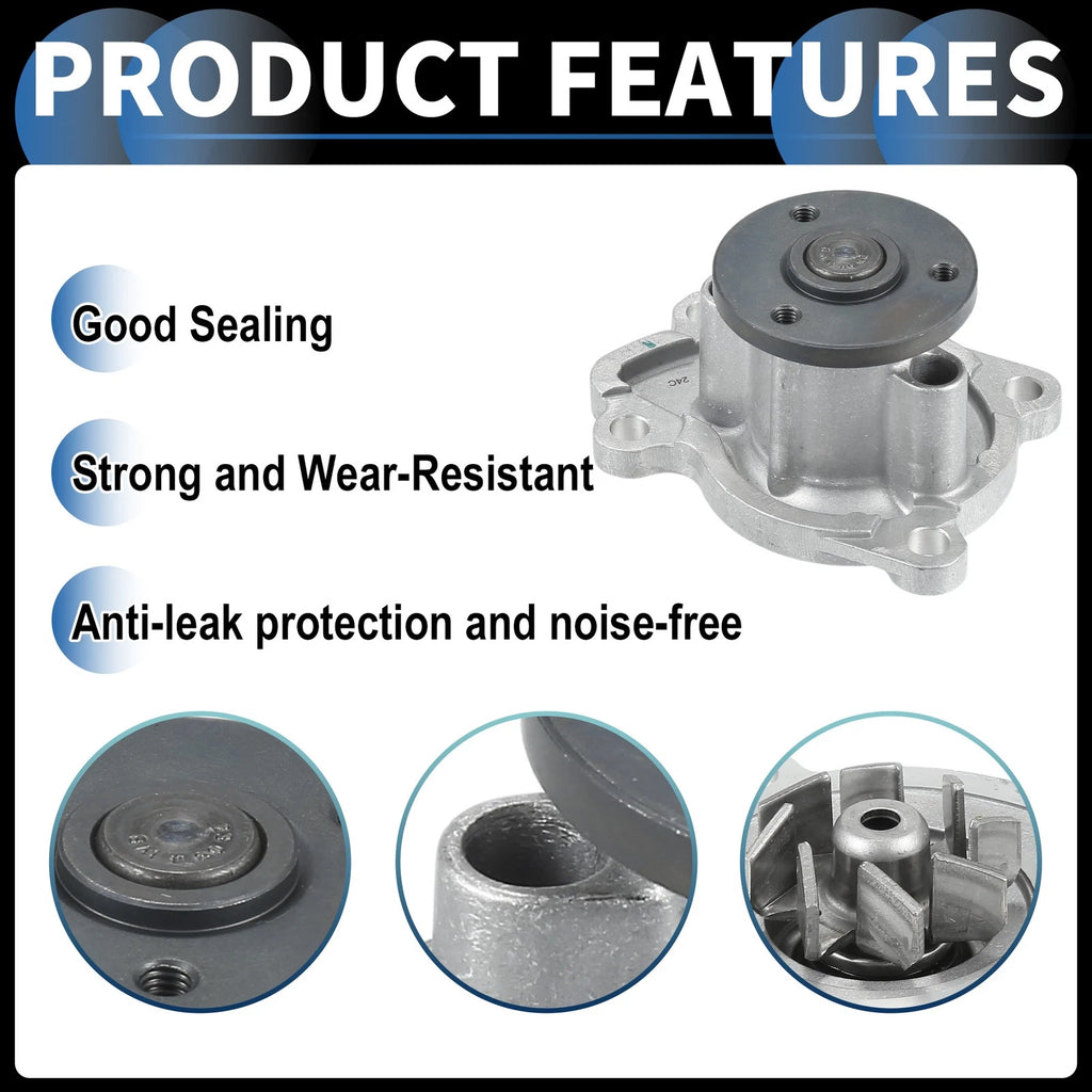 Water Pump with Gasket Kit for Nissan March, Note (2012–2018) No. 21010EE025